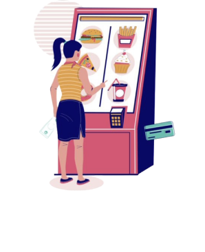 1台自助點餐機