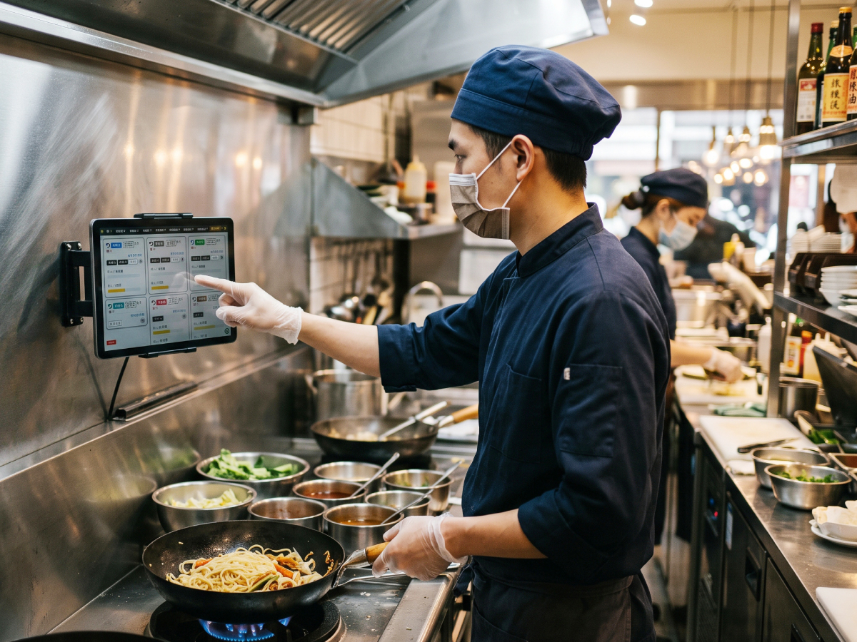 KDS 廚房顯示系統整合 POS、Kiosk 與線上點餐訂單